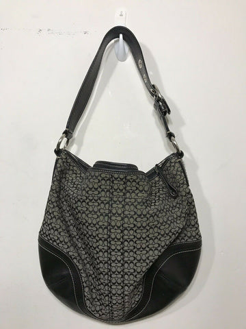 COACH All Over Logo hobo bag