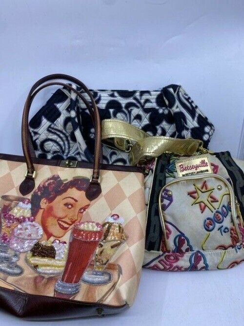 vera bradley lot of mixed brands betsey johnson multicolor shoulder bag