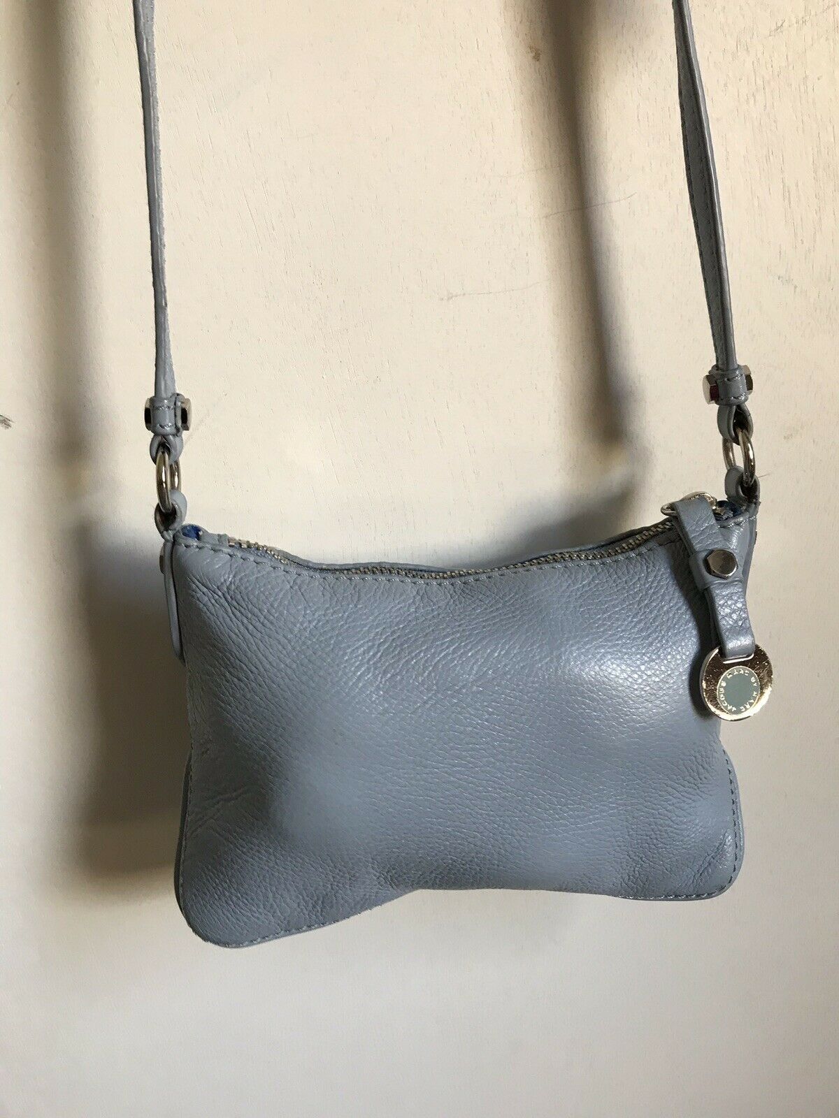 Marc Jacobs Baby Blue Leather Crossbody Mini