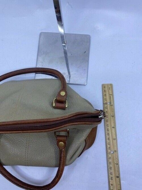 Liz Claiborne Vintage Tan Leather Shoulder Bag