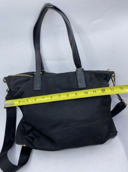 michael kors large shoulder black nylon cross body bag