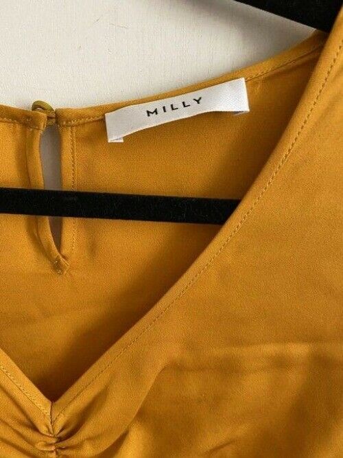 Milly orange new ss blouse