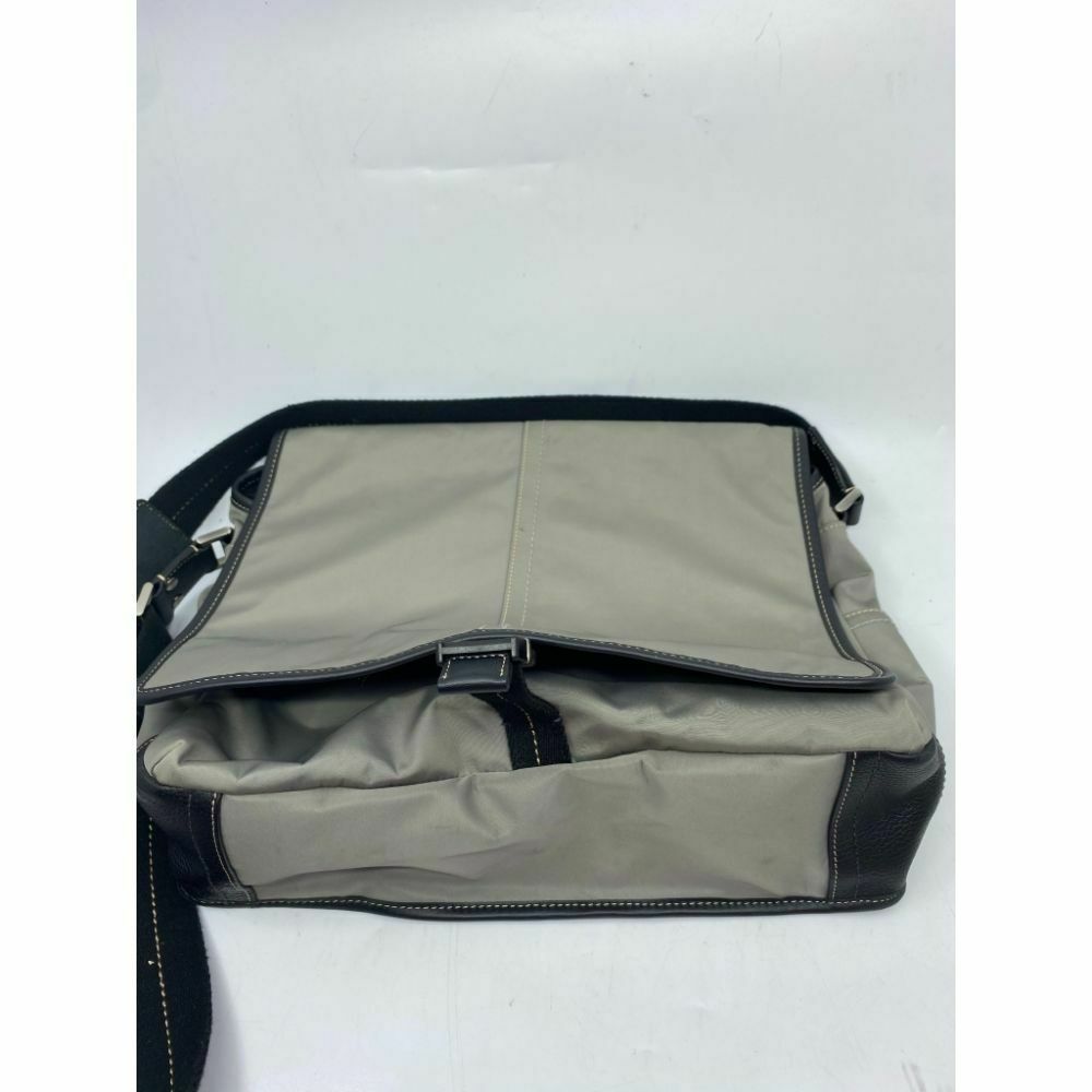 Coach Large Black Gray Nylon Messenger Bag