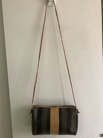 FENDI Vintage Striped Crossbody