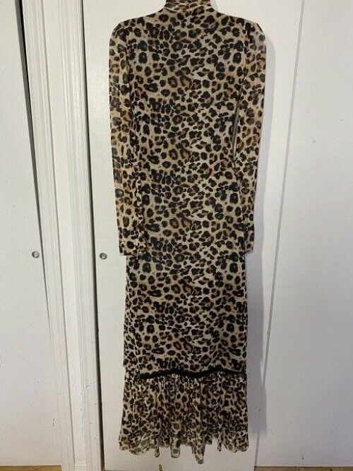 nicole miller multicolor new animal print mesh msrp
