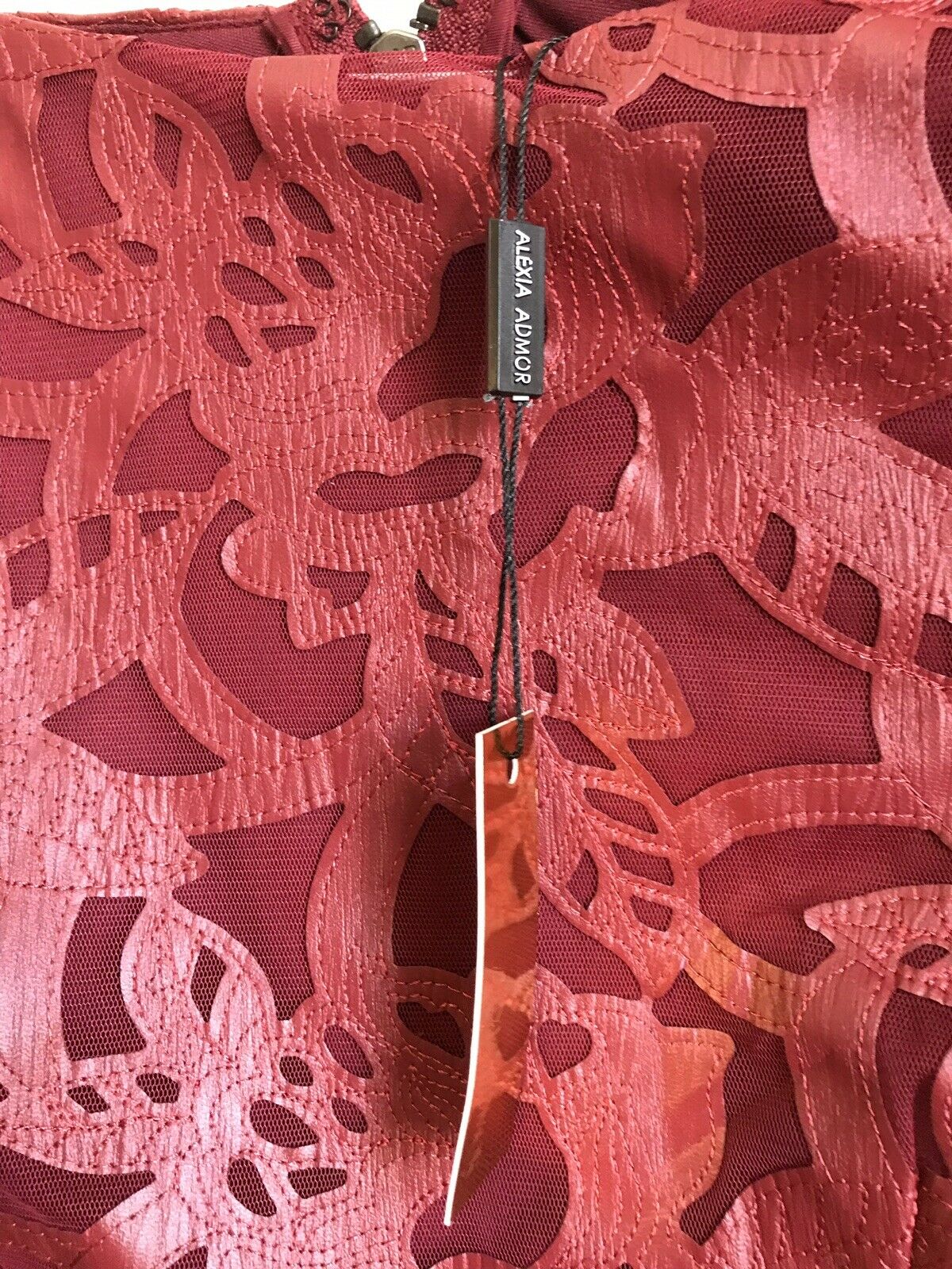 NWT Alexia Admor Burgundy Dress Medium