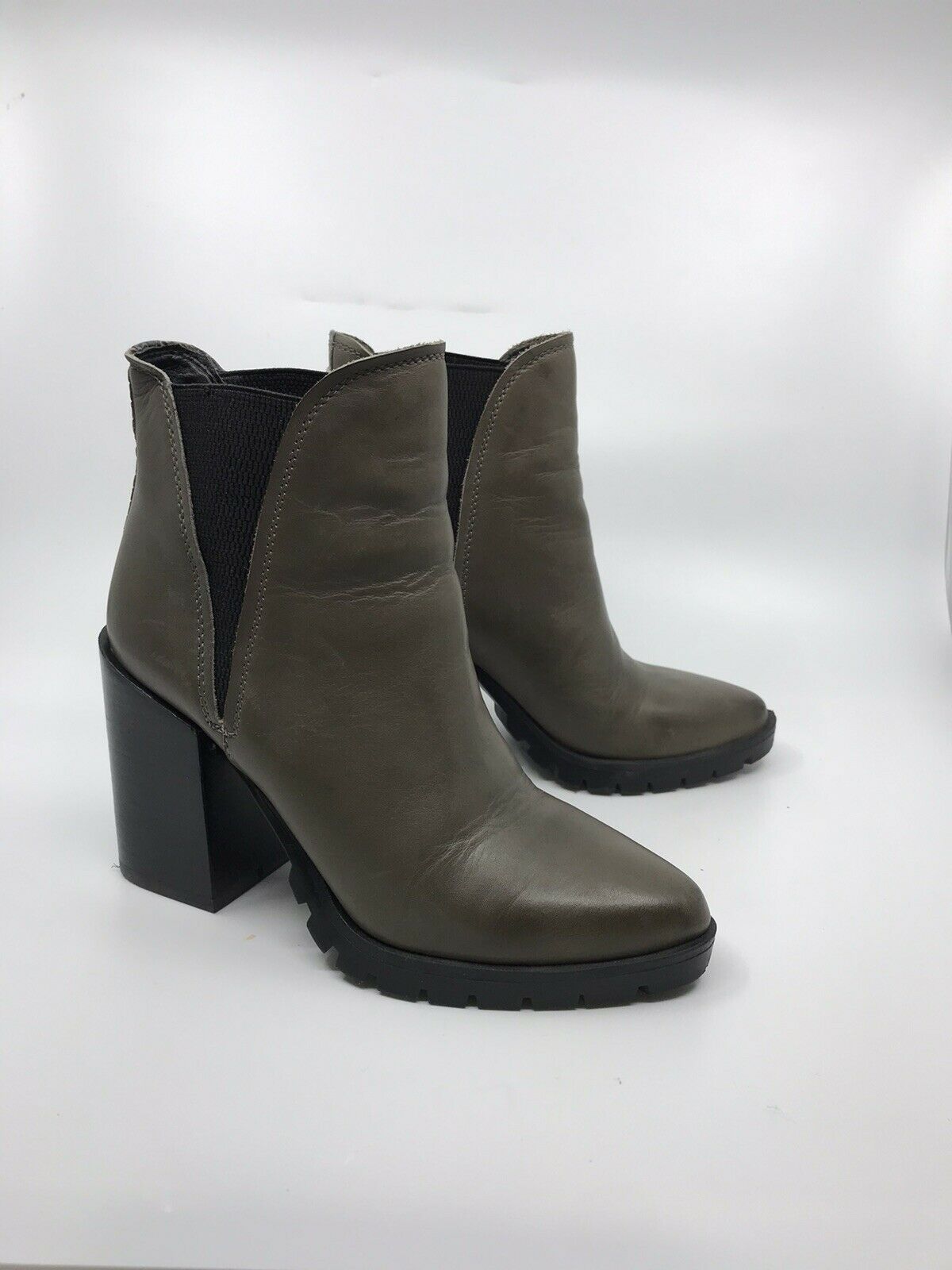 Sam Edelmen Olive Leather  Boots 6.5