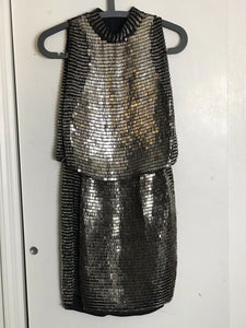 John John Lab Sequined Sample Dress Size 2