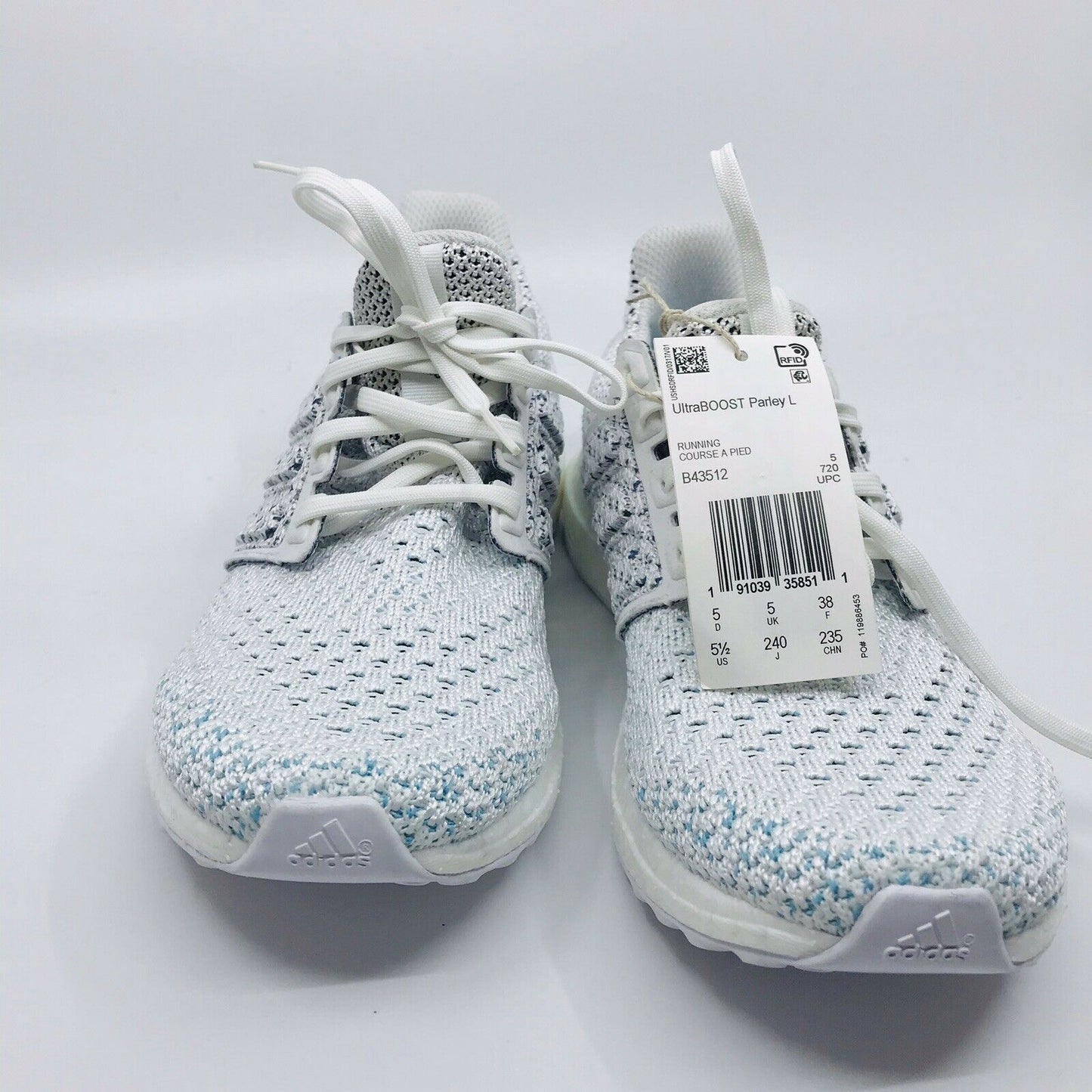 NWT! Adidas Boost x Parley light blue sz 5.5 Womens
