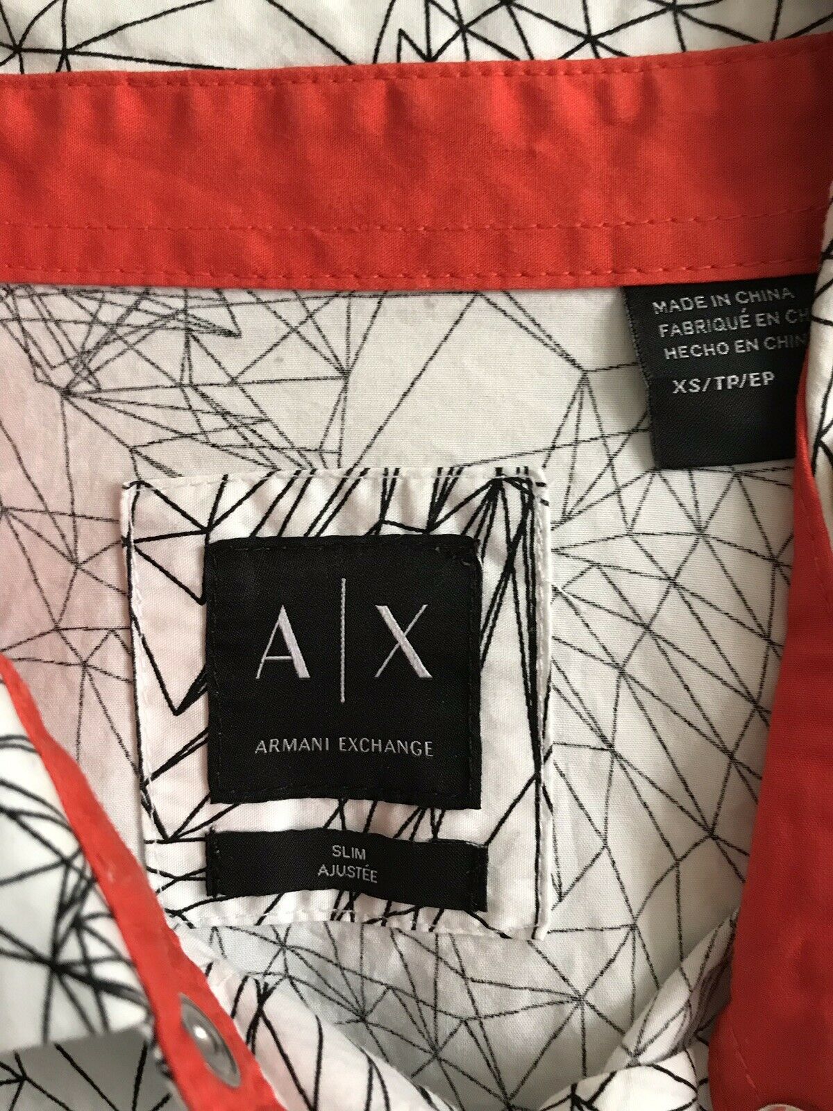 Armani Exchange Women’s Long Sleeve Woven Sz Small