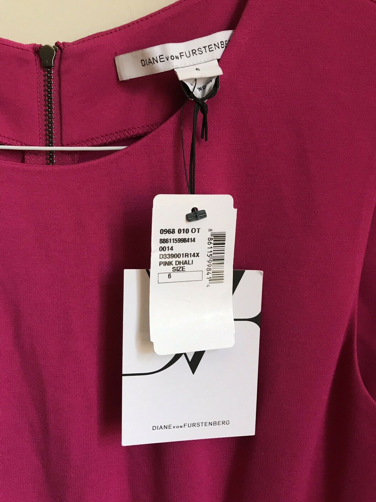 NWT DVF DIANE VON FURSTENBERG Pink Dress