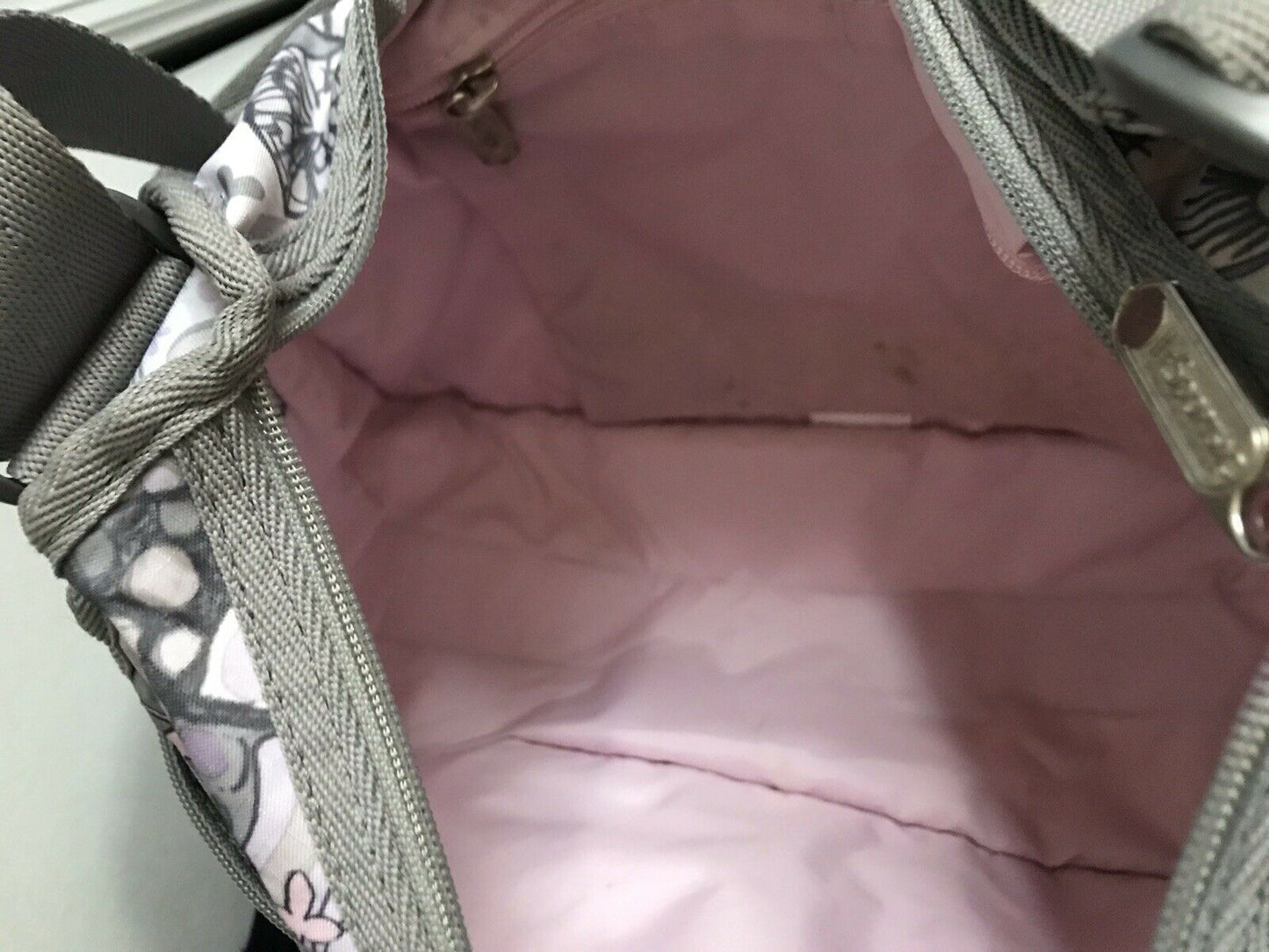 LESPORTSAC Medium Nylon Multi Butterfly Print Crossbody
