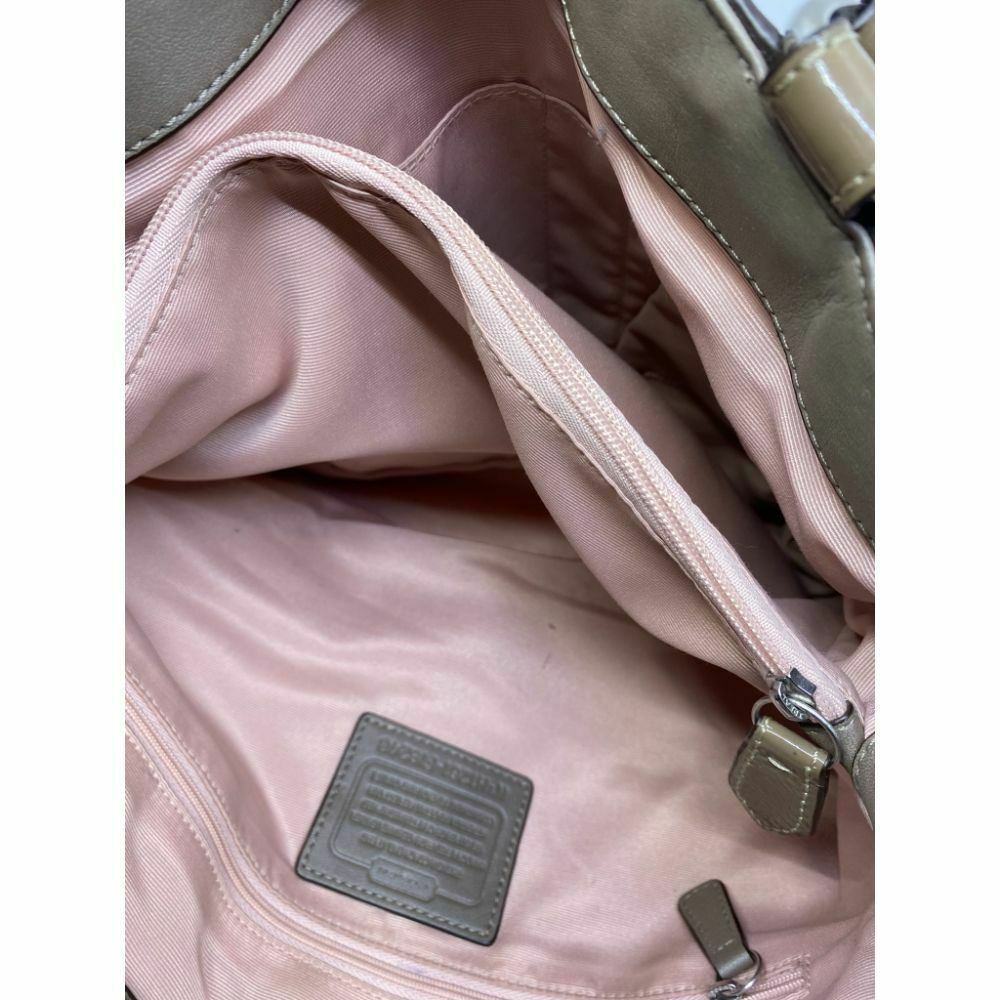 COACH Medium/ Large Leather Brown Shoulder Bag