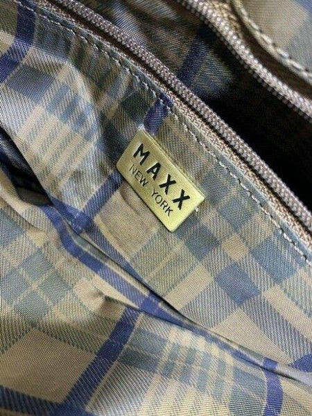 Maxx New York Tote Black Nylon Fabric Shoulder Bag