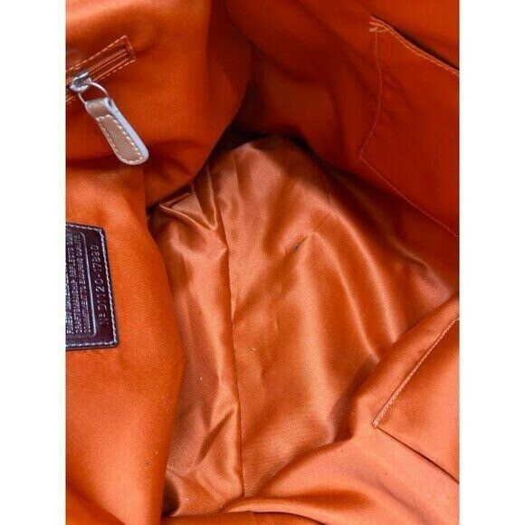 COACH Large Tan Jacquard Fabric Tote Bag