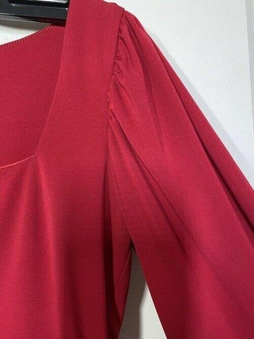 nicole miller red new ls msrp