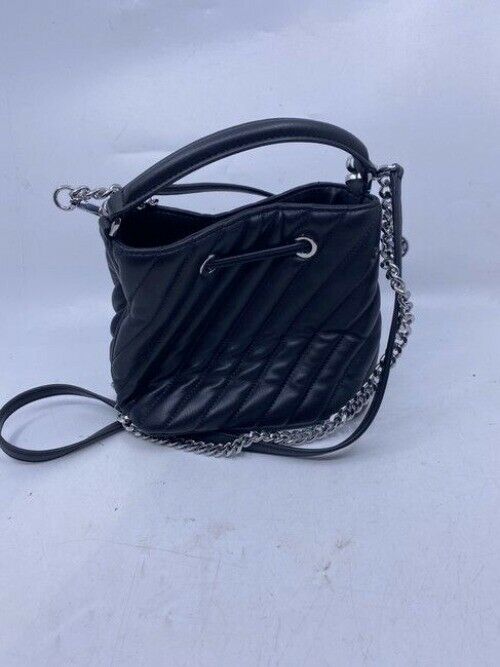 Michael Kors Suri Small Vegan Black Faux Leather Cross Body Bag