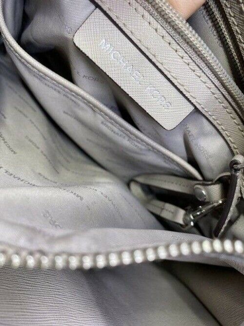 michael kors large white leather shoulder bag