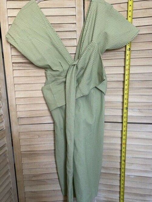 Lela Rose Olive Green Symmetrical Small Short Casual Dress