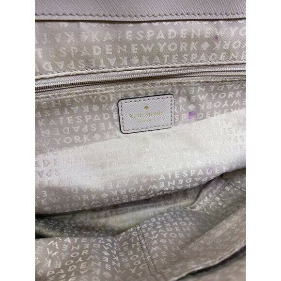 KATE SPADE Leather Handbag W/ Winnie The Pooh Silk