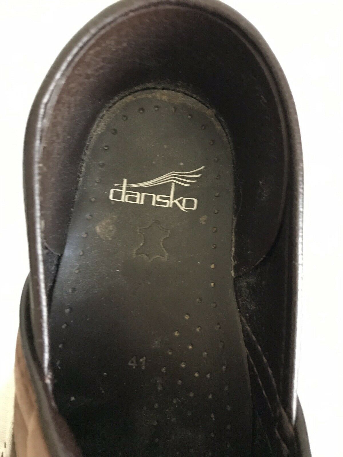 Dansko Classic Clogs-Brown-Size US 10.5