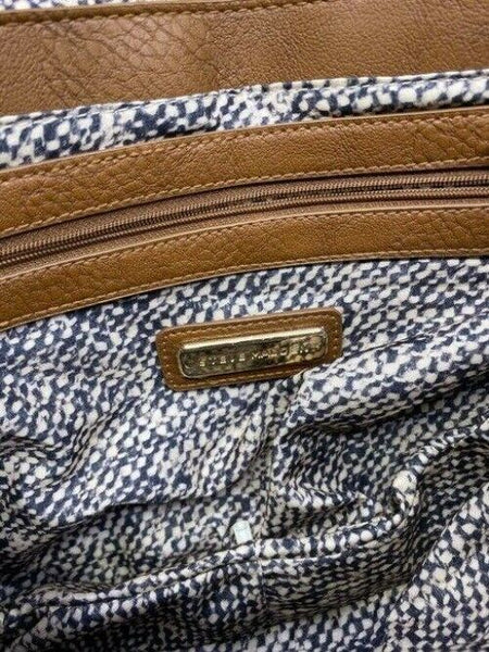 steve madden brown leather cross body bag