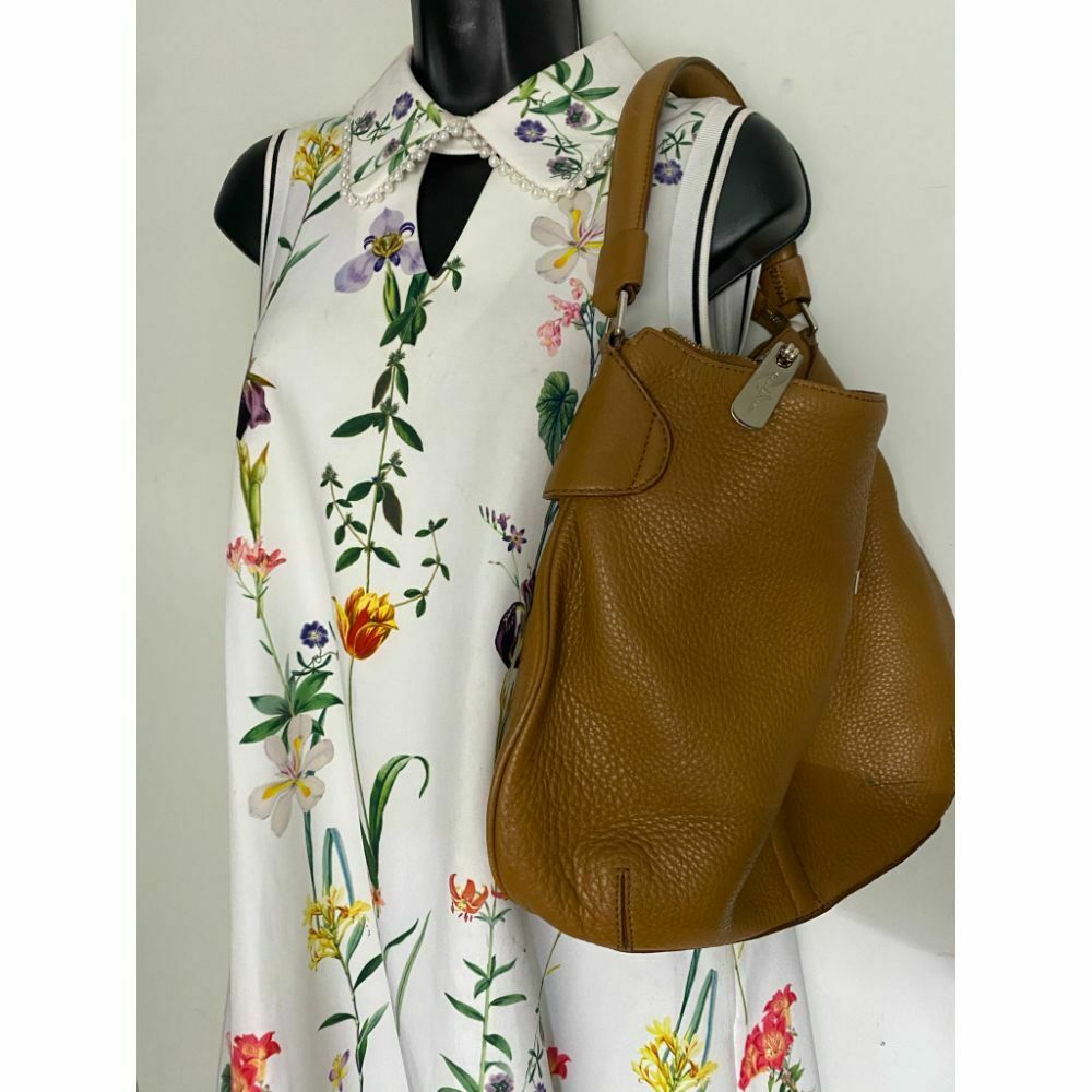 COLE HAAN Brown Large Leather Tote/ Shoulder Bag
