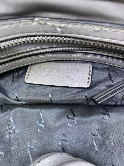 Simply Vera Vera Wang off white faux leather shoulder bag