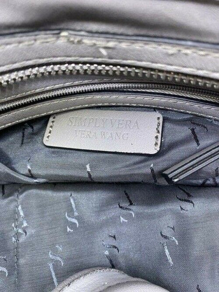 Simply Vera Vera Wang off white faux leather shoulder bag