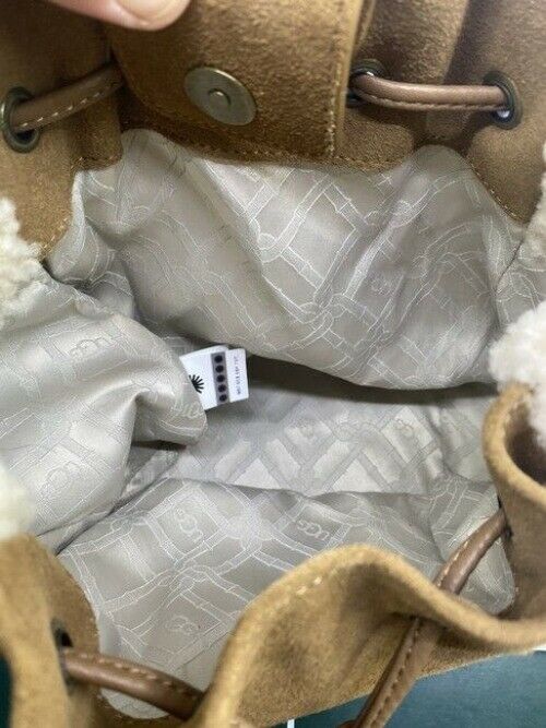 Ugg Australia Fey Mini Convertible Chestnut Brown Suede Backpack