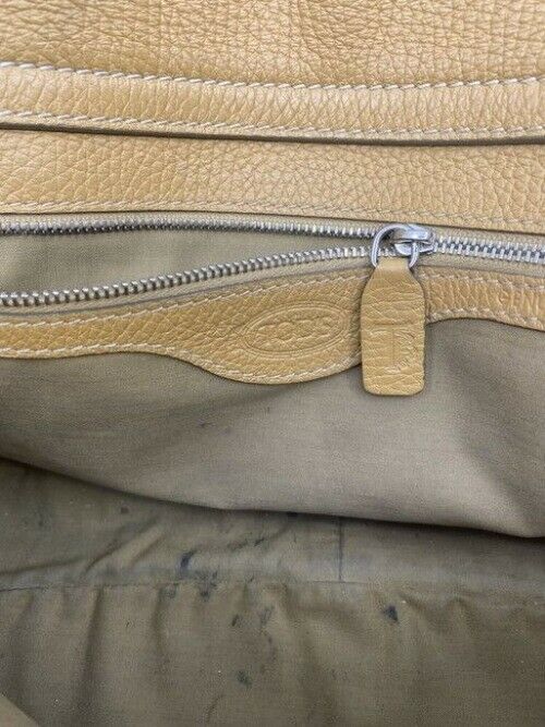 Tod S Tan Leather Shoulder Bag