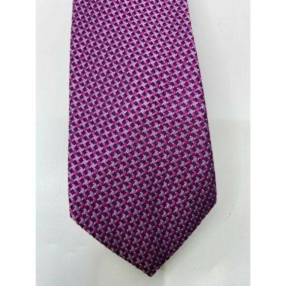 New BONOBOS Purple Black Premium Neck Tie Handmade