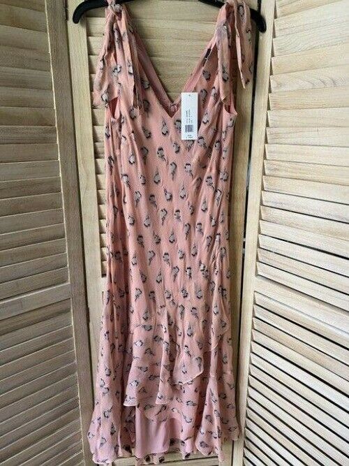 Nicole Miller Pink W Leopard Msrp Short Casual Dress