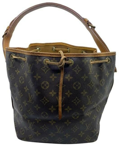 Louis Vuitton Pochette Twin Vintage Brown Monogram Canvas Shoulder Bag