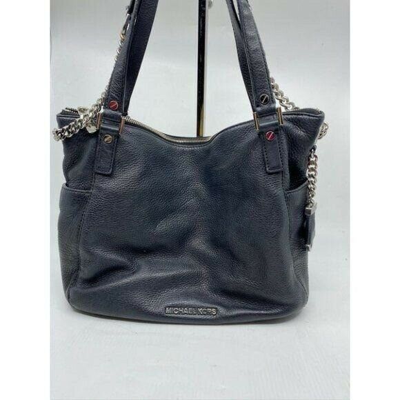 MICHAEL KORS Blue Large Leather Shoulder Bag $390