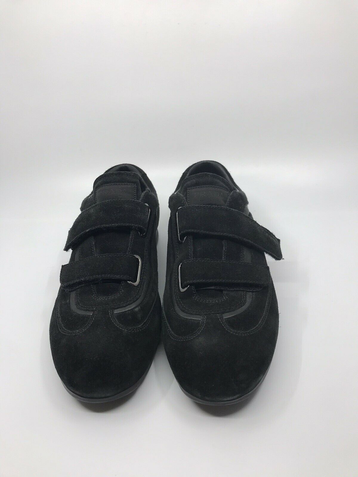 PRADA Men’s Suede Velcro Front Sneakers sz 8