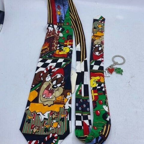 Looney Tunes Mania Christmas Tie