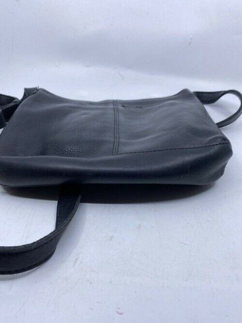 Unbranded Black Leather Cross Body Bag