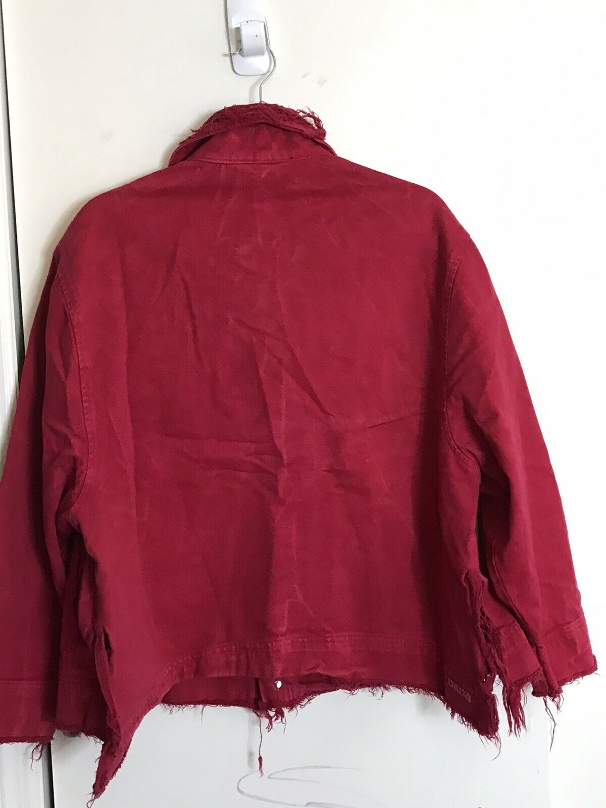 NWT! John John Lab Red Denim Jacket Small