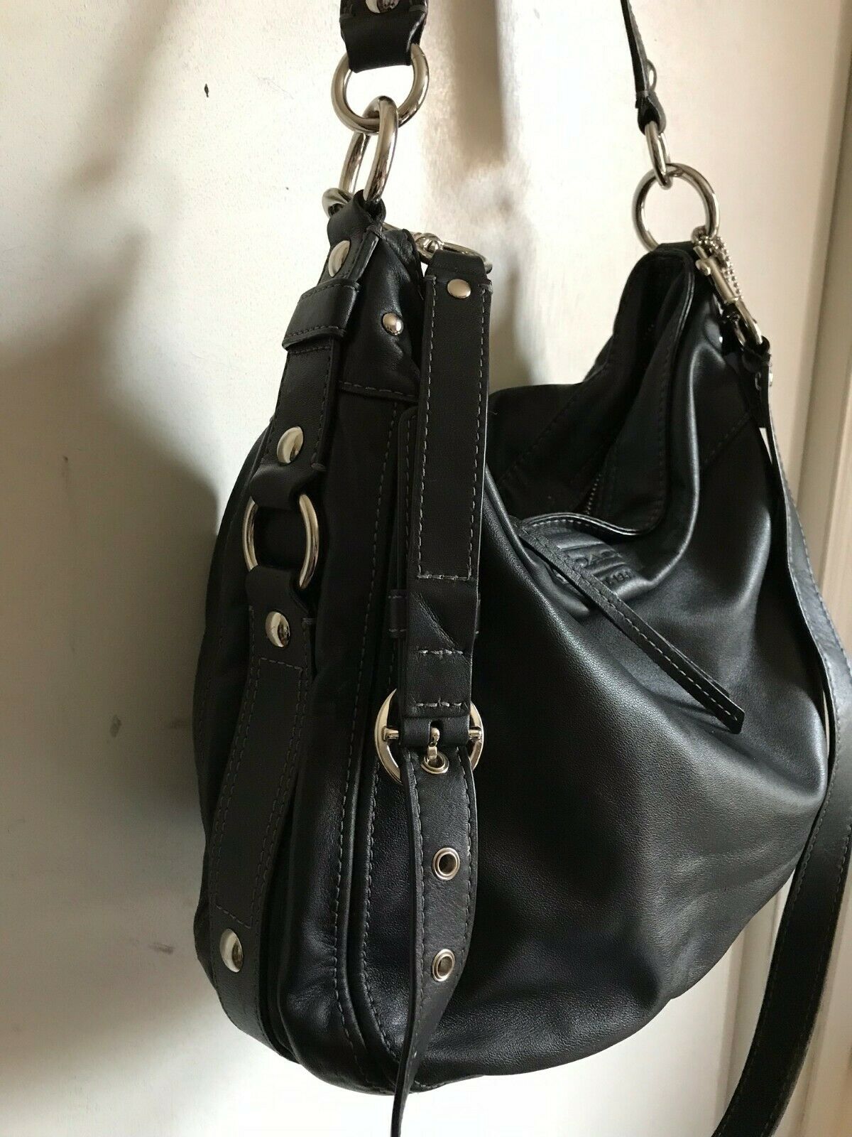 Coach cross body bag - Black Leather