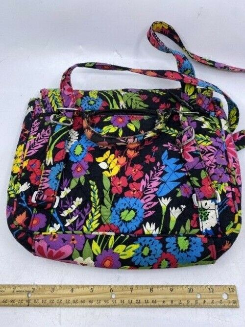 Vera Bradley Floral Multicolor Fabric Cross Body Bag