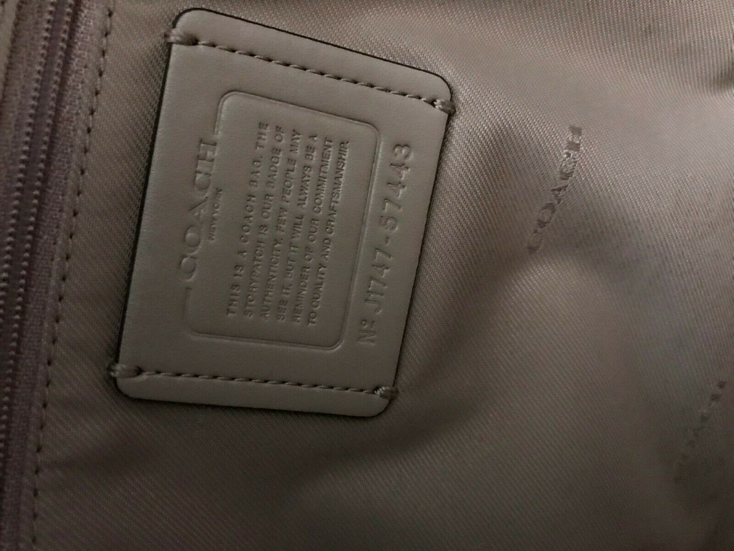 Coach Leather Shoulder Bag