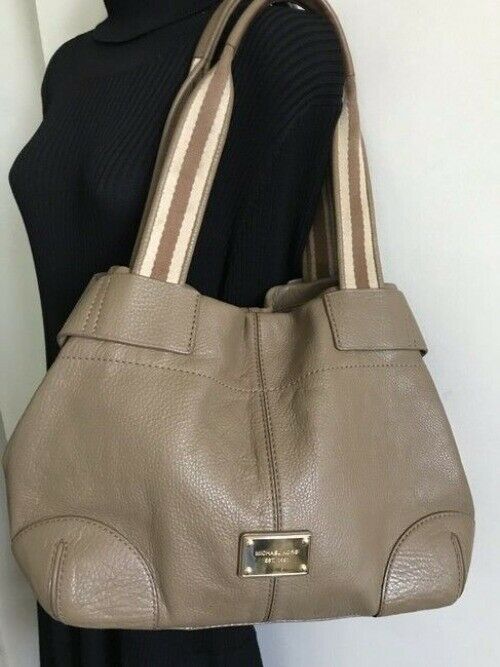 Michael Kors Brown Leather Shoulder Bag