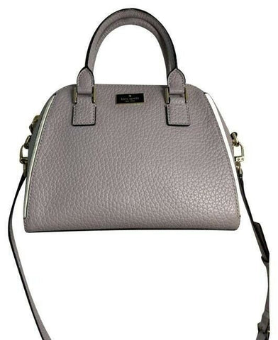 kate spade medium handbag w strap purple leather cross body bag