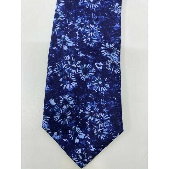 New! BONOBOS Navy White Premium Neck Tie Handmade