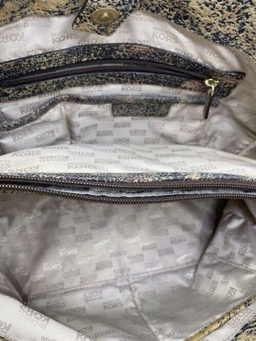 michael kors washed hamilton msrp black leather shoulder bag