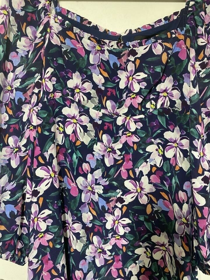 nicole miller purple new floral msrp