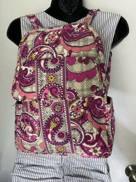 Vera Bradley Msrp Pink Gray Backpack