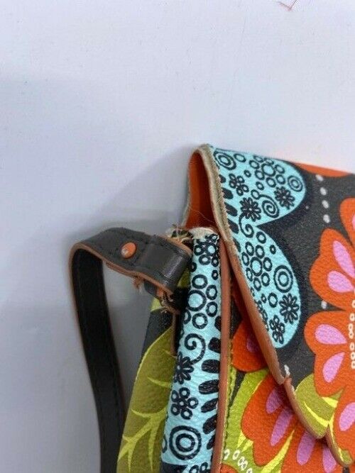 Vera Bradley Unique Multicolor Coated Canvas Cross Body Bag