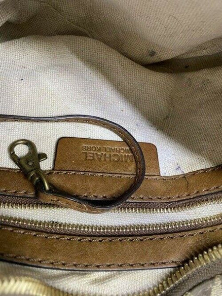 michael kors small handbag msrp beige brown hobo bag